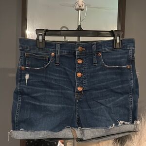 Madewell Blue Denim Shorts